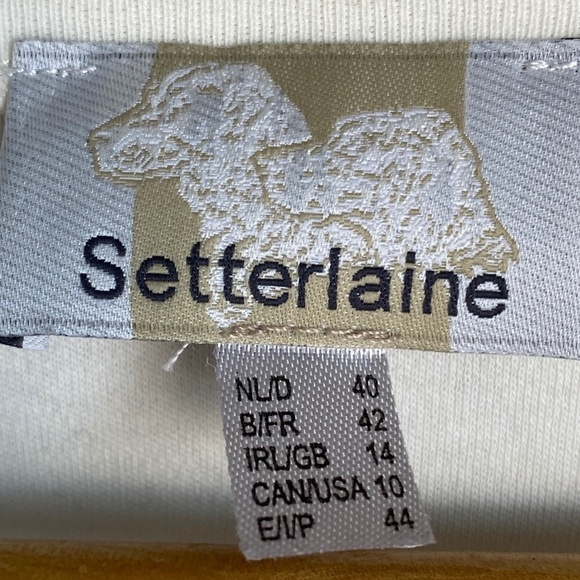 Setterlaine Women's Cream Short Sleeve Bejewelled Accent Floral Print Shirt 10 - Picture 2 of 10